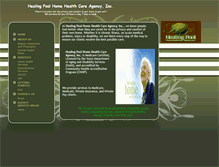 Tablet Screenshot of healingpoolhomehealth.com
